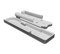Custodia di Montaggio per Box Unitek S1203A M.2 SSD - Design Antiscivolo