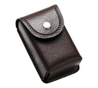 Custodia di occhiali da viaggio - Porta di occhiali pieghevoli in pelle PU - scatola di stoccaggio di bicchieri portatili leggeri, custodia protettiva per occhiali da viaggio per le donne in pelle cus