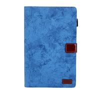 Custodia di protezione del fumetto per Samsung Galaxy Tab A T590, materiale PU Soft Shell protettivo clshell protezione completa resistente a cadute e graffio-blu
