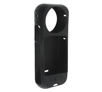 Custodia di protezione in silicone compatibile con Insta360 X3 fotocamera d'azione panoramica custodia protettiva integrale anti-graffio di ricambio nero