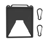 Custodia di protezione in silicone per mini dispositivo per dispositivo di antenna Custodia portatile con manico e ganci a prova di shock leggero flessibile per gli appassionati (Nero)