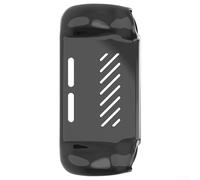 Custodia di raffreddamento in TPU per ANBERNIC RG 406H Game Machine con design trasparente anti goccia per mantenere il dispositivo sicuro e funzionale (scuro)