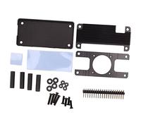 Custodia di raffreddamento passivo in lega di alluminio con design a colonna termica per la dissipazione del calore, custodia di piccole dimensioni con pin colorato e fori di (Intestazione del perno