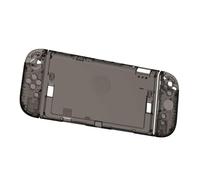 Custodia di ricambio adatta per console di gioco Switch 2, guscio protettivo per console di gioco Switch2, accessori trasparenti (nero trasparente)