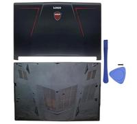 Custodia di ricambio per telaio portatile per GE73 GE73VR 7RF MS-17C1 MS-17C3 MS-17C5 Include copertura posteriore LCD Cerniere della lunetta anteriore Copertura poggiapolsi Custodia inferiore compati