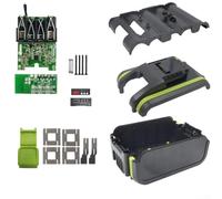 Custodia di ricambio WA3530 Liion e circuito stampato per batteria Worx 20V compatibile con componente di riparazione e assemblaggio della batteria WA3596 (10 core)