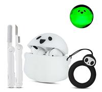 Custodia di ricarica compatibile con Apple AirPods Pro di 2a/1a generazione, con kit di pulizia, custodia protettiva 3D luminosa in morbido silicone per Airpod Pro e Pro 2