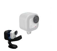 Custodia di ricarica compatibile con Insta360 GO Ultra, custodia magnetica, ricarica durante le riprese, trasferimento dati ad alta velocità, compatibile con supporto per accessori (bianco, 1000 mAh)