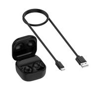 Custodia di ricarica di ricambio compatibile con Samsung Galaxy Buds 2 Pro, caricabatterie per auricolari wireless da 700 mAh, nera