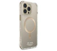 Custodia di ricarica magnetica Skinarma per iPhone 16 Pro Max, colore champagne.