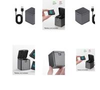 Custodia di ricarica per Action Camera 13 Nera Dotata di Porta Triple Slot Tipo C