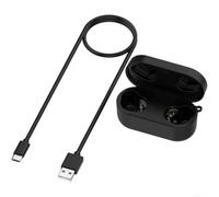 Custodia di ricarica per Panasonic per auricolari Technics AZ80 - Custodia protettiva da viaggio - Nero lucido 8x4x4cm