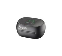 Custodia di ricarica Poly nera per Voyager Free 60+ USB-C Custodia di ricarica nera Poly Spare Voyager Free 60+ per il dongle USB BT700C
