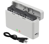 Custodia di ricarica portatile a batteria per Insta360 Ace Pro 2, stazione di ricarica rapida con cavo di tipo C, scatola di memoria SD per Insta360 Ace Pro 2/Ace pro/Ace Caricabatterie Action Camera