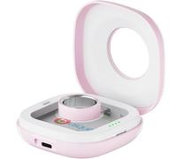 Custodia di ricarica portatile compatibile con caricabatterie Oura Ring 4, adatta a Ring Gen 4 di tutte le dimensioni, fino a 10 ricariche ad anello, rosa (caricabatterie ufficiale non incluso)