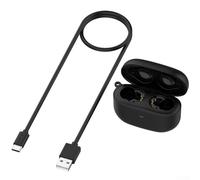 Custodia di ricarica portatile in ABS per Sony - per LinkBuds S - con interfaccia magnetica sicura, ricarica rapida 160 mA, dimensioni tascabili, colore nero