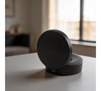 Custodia di ricarica portatile per Ringconn Smart Ring con protezione rigida e luce di stato a LED, kit da viaggio nero (misura 6-7)