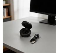 Custodia di ricarica portatile per Ringconn Smart Ring con protezione rigida e luce di stato a LED, kit da viaggio nero (misura 10-11)