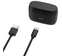 Custodia di ricarica rapida per Jabra Elite5 con porta di tipo C, supporta i modelli di cuffie Elite4 Active ed Elite3 (nero M026)