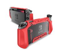 Custodia di ricarica rossa per Nintendo Switch Mumba Blade Series TPU Grip Cover compatibile con Nintendo