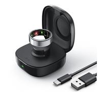 Custodia di ricarica wireless aggiornata compatibile con caricabatterie Oura Ring Gen3, dock di ricarica portatile da viaggio con indicatore luminoso, custodia di ricarica compatta per Oura Ring Gen3