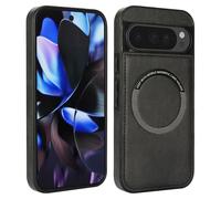 Custodia di ricarica wireless magnetica sottile per Google Pixel 10, custodia ibrida sottile con anello magnetico per caricabatterie wireless, supporto magnetico per auto e portafoglio, custodia