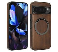 Custodia di ricarica wireless magnetica sottile per Google Pixel 10 Pro, custodia ibrida sottile con anello magnetico per caricabatterie wireless, supporto magnetico per auto e portafoglio, custodia