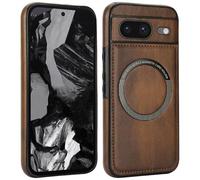 Custodia di ricarica wireless magnetica sottile per Google Pixel 8, custodia ibrida sottile con anello magnetico per caricabatterie wireless, supporto magnetico per auto e portafoglio, custodia