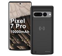 Custodia di ricarica wireless per Google Pixel 7 Pro, custodia per batteria ricaricabile portatile ad alta capacità 10.000 mAh ricarica wireless Qi con custodia per caricabatterie espansa Pixel 7 Pro