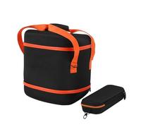 Custodia di Trasporto per JBL Partybox Encore2, Custodia Audio Portatile da Viaggio, Accessori per Altoparlanti Borsa Organizzatore Antipolvere per Esterni con Tracolla e Microfono Borsa (Arancione)