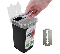 Custodia Dispenser per Lame di Rasoio, Piccolo Contenitore Portatile per Oggetti Taglienti, Custodia per Lame di Rasoio per Riporre Lame di Rasoio di Sicurezza, Custodia per