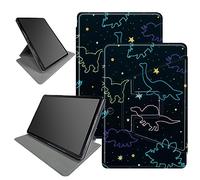 Custodia divertente con dinosauri per Microsoft Surface Pro X (2021/2020/2019) tablet da 13 pollici, rotazione a 360 gradi, custodia con angoli di visualizzazione multipli per Microsoft Surface Pro X