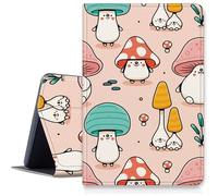 Custodia divertente con funghi colorati per iPad Air 11 pollici 2024 M2, custodia antiurto pieghevole in pelle PU regolabile con funzione sleep/wake automatica per iPad Air Case 2024 Air M2 da 11
