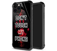 Custodia DJSOK compatibile con iPhone 11 Pro Max Custodia ""Non toccare il mio iPhone"" Custodia dal design creativo e accattivante per iPhone 11 P