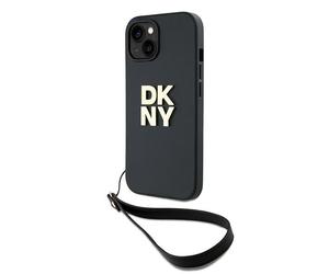 Custodia DKNY Hardcase Wrist Strap per iPhone 15 Plus, nera - Nouvo