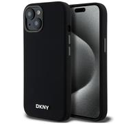 Custodia DKNY in silicone liquido MagSafe per iPhone 14, colore nero