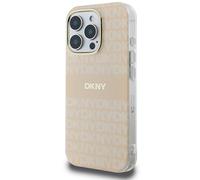 Custodia DKNY per iPhone 16 Pro 6.3 rosa Custodia rigida Repeat texture patern & Stripe MagSafe - Nouvo