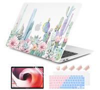 Custodia DONGKE compatibile con MacBook Air da 13 pollici 2021, 2020, 2019 e 2018 con display Retina e Touch ID, custodia rigida in plastica e co