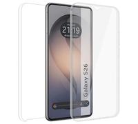 Custodia doppia trasparente Pc + TPU Full Body 360 per Samsung Galaxy S26 5G