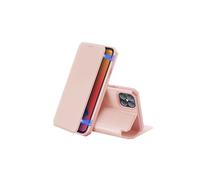 Custodia Dux Ducis Skin X in pelle compatibile con iPhone 12 Pro Max, colore rosa