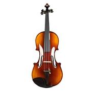 Custodia E Arco Per Violino Fiammato Per Violino 4/4 Intagliato A Mano