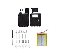 Custodia e Batteria da 3000 MAh per Scheda di Sviluppo per Wio Tracker L1 - Guscio Protettivo per Lo Schermo, Colore Nero, con Chiusura Completa.