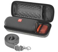 Custodia e custodia per JBL Flip 6 e 5 Custodia protettiva per JBL Flip Essential 2, accessori, impermeabile, pratica custodia per altoparlanti, grigio