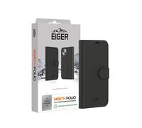 EIGER Protettiva H4-EGCA00632 Custodia a libro per Apple iPhone 16, Nero