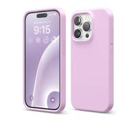 Custodia elago compatibile con iPhone 15 Pro, custodia in silicone liquido, custodia protettiva integrale antiurto, sottile, antigraffio, fodera