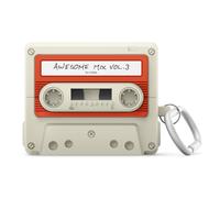 Custodia elago per Samsung Galaxy Buds 3 e Buds 3 Pro, Design Cassette Tape, con Moschettone, Protezione Completa, Accessori Auricolari