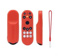 Custodia elastica luminosa in silicone per telecomando TV VIZIO XRT290 con presa migliorata e protezione contro le cadute (rosso)