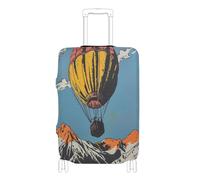 Custodia elastica per bagagli copertura protettiva antigraffio per valigia accessorio da viaggio Fit 18-32 Inch Luggage, Mongolfiera blu, XL 29-32 in