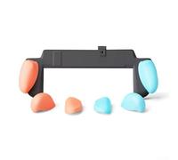 Custodia ergonomica per Nintendo Switch 2, design sicuro e confortevole per lunghe ore di gioco, adatta per mani di tutte le dimensioni (blu e rosso)