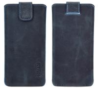 Custodia Esclusiva In Vera Pelle Suncase Per Smartphone Olympia Neo